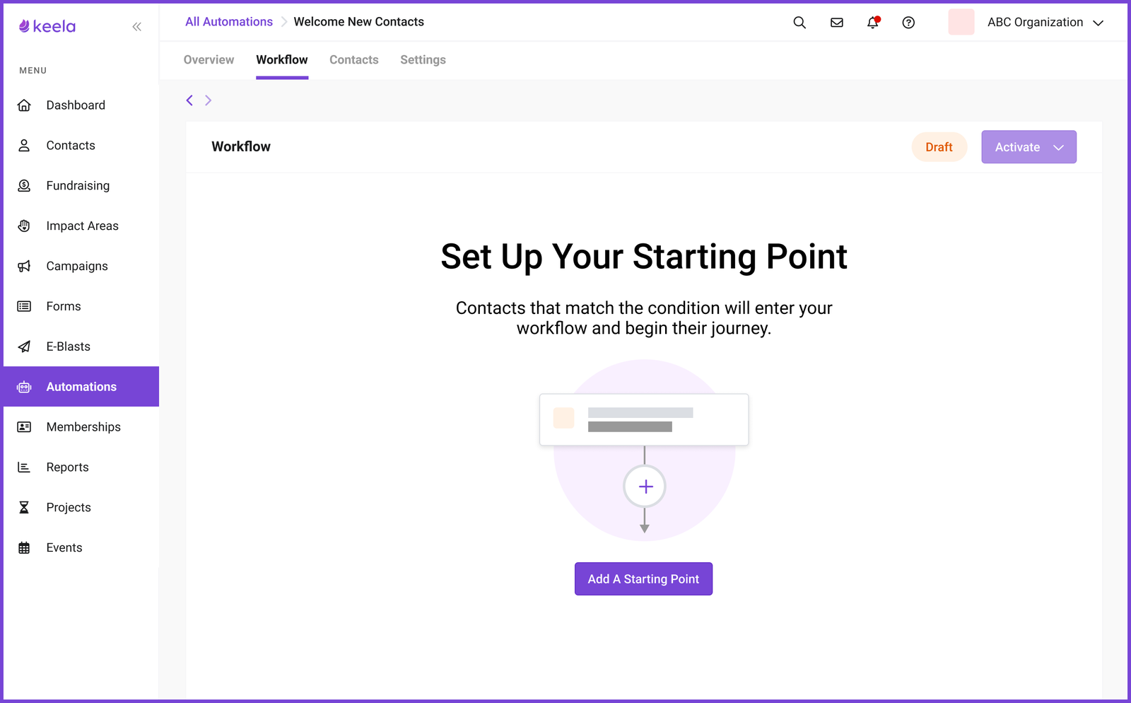 Prototype 1: Creating and activating a workflow