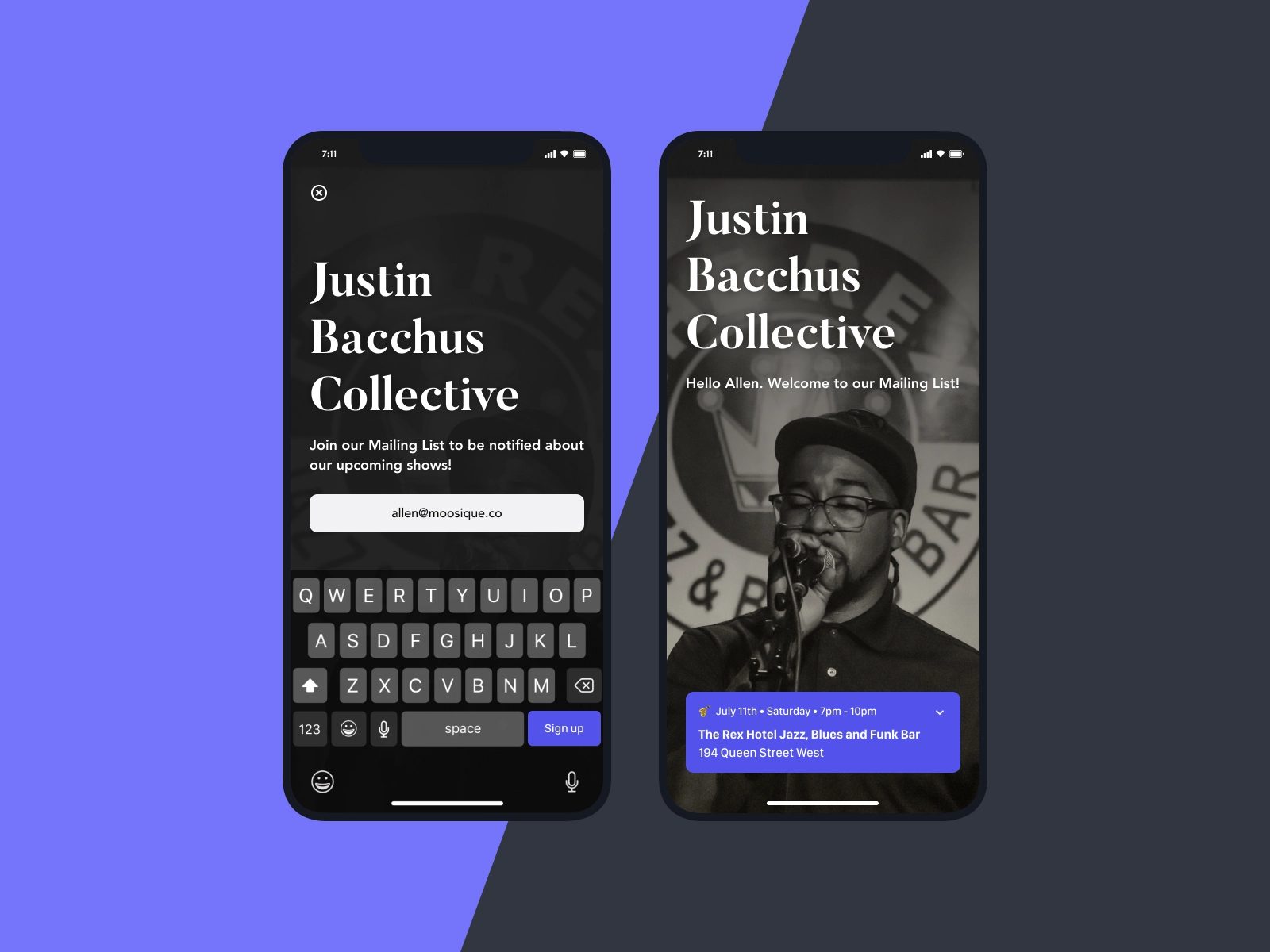 Dribbble UI challenge — selection 1