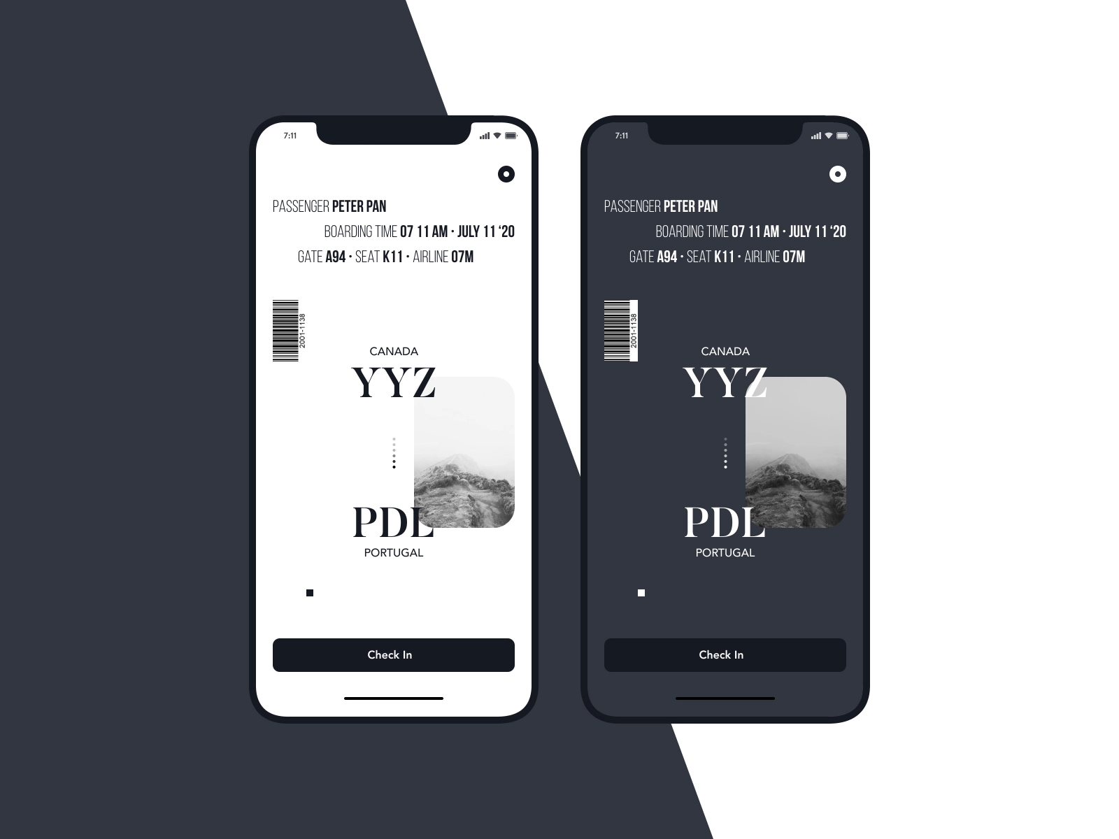 Dribbble UI challenge — selection 6
