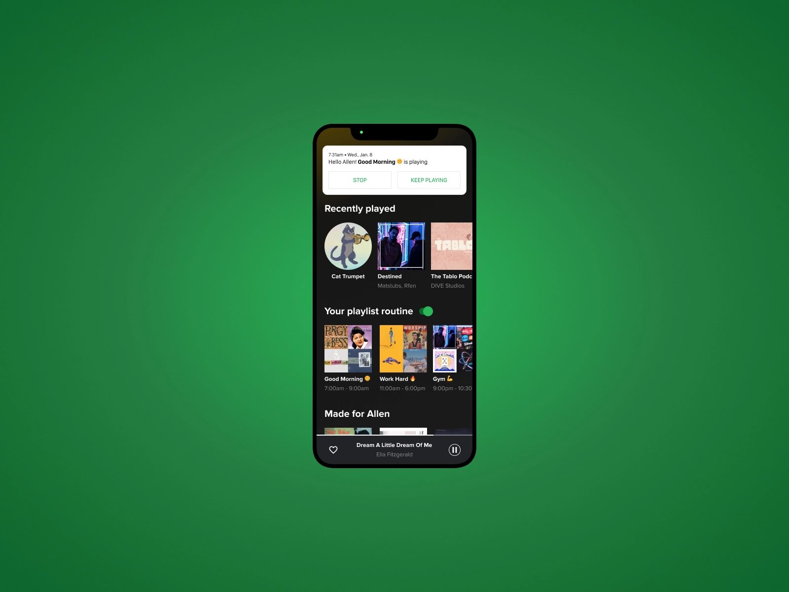 Dribbble UI challenge — selection 8