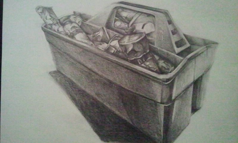 Pencil sketch — published in the Hamilton Spectator