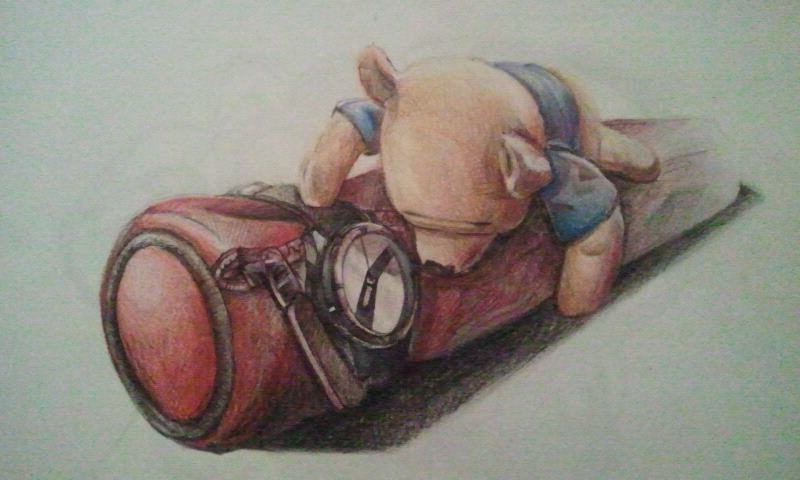 Sketch on Crayola pencil crayons
